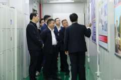 宜春市电子信息产业链招商小分队莅临太原健峰健康管理与咨询有限公司参观调研